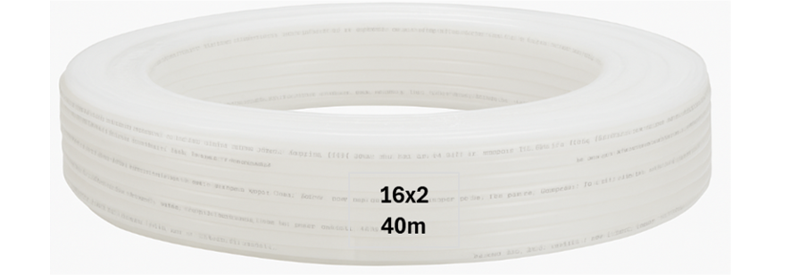 16x2mm PERT underfloor heating pipe (40m)